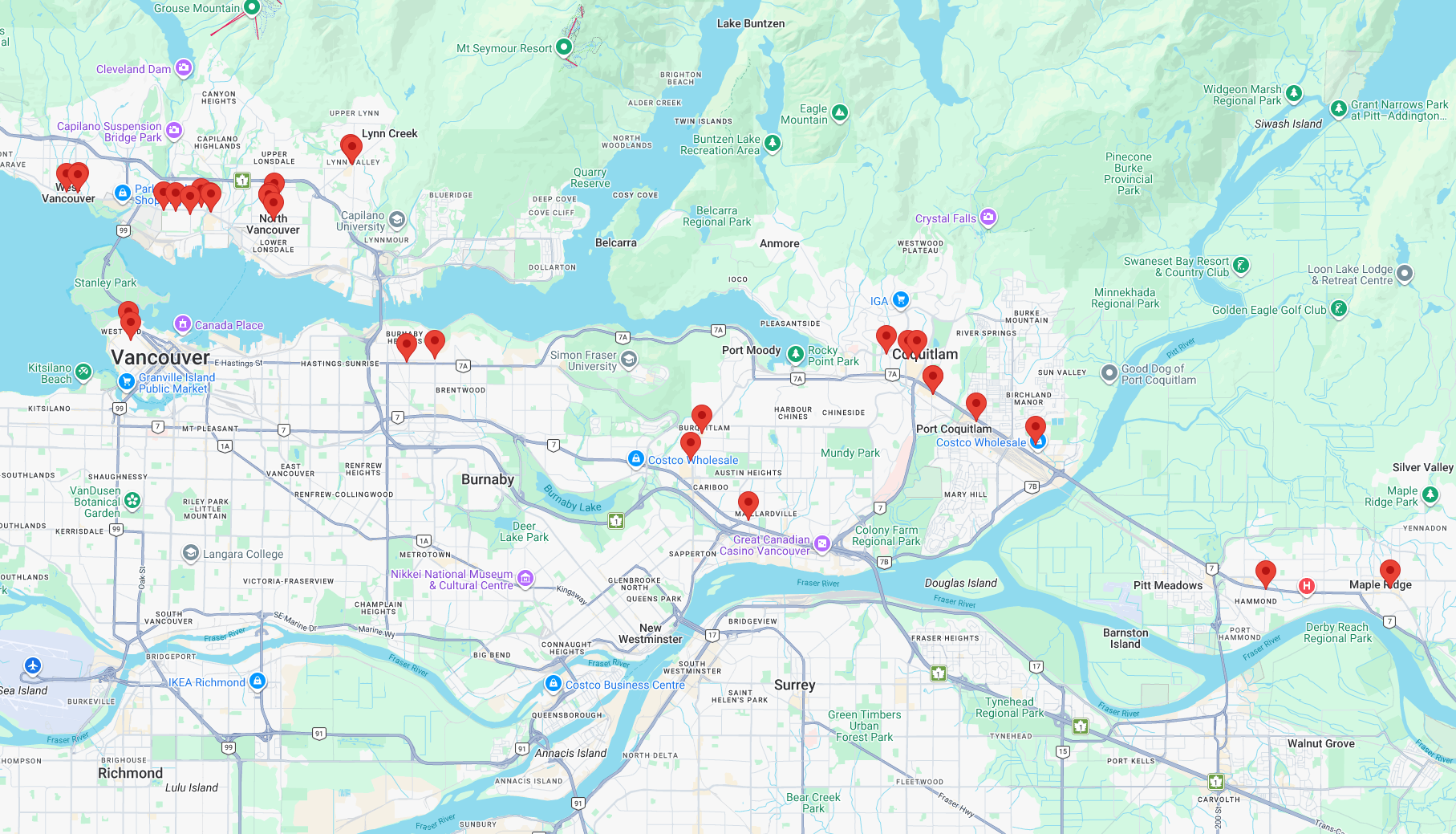 Daneshmand Magazine Map Vancouver